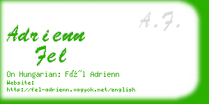 adrienn fel business card